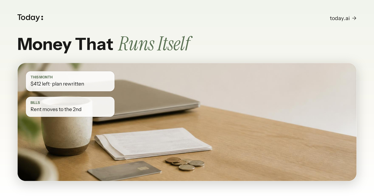 AI personal agent for finance — bills, budget and savings handled for you